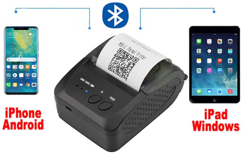 Thermal Bluetooth Portable android tablet mobile Pos printer